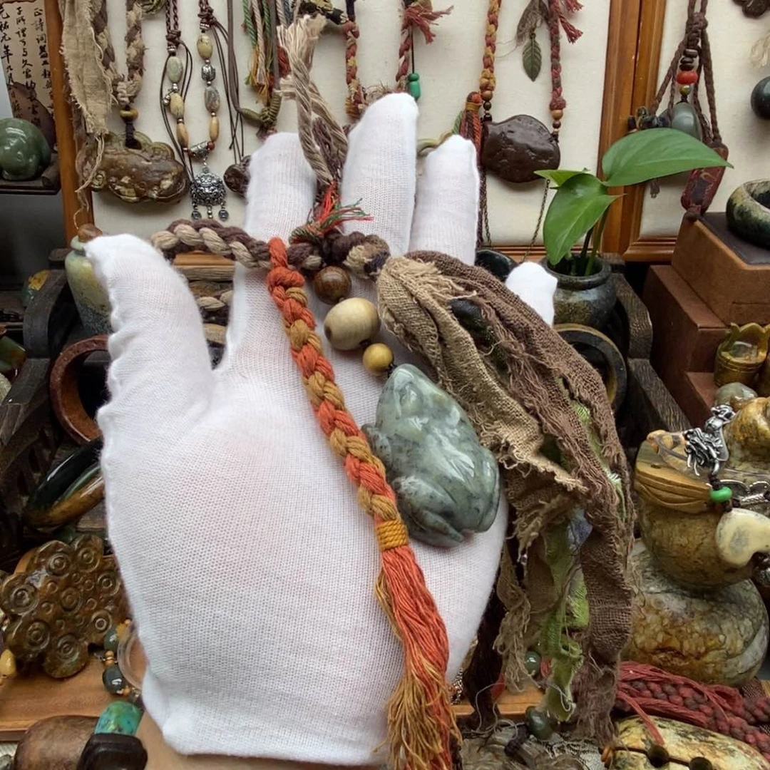 岫岩河磨玉（透闪石质玉）未镶嵌挂件