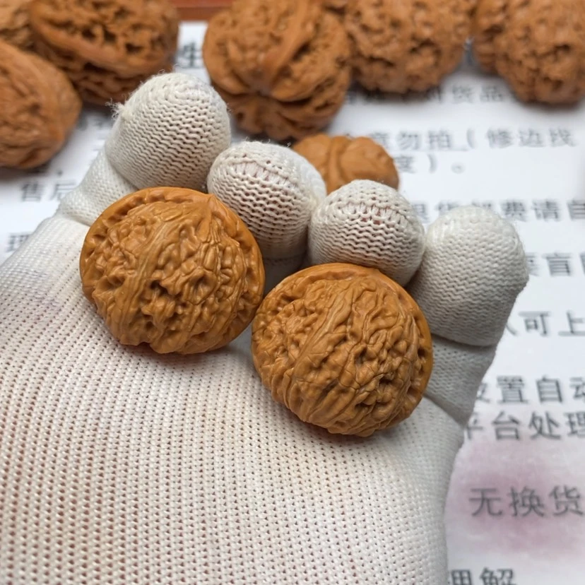 【闪购商品】吊坠文玩核桃旭*12白狮子