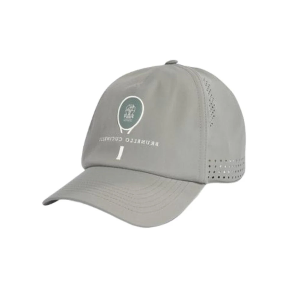 未使用 Brunello Cucinelli/布鲁内洛·库奇内利 Logo/尼龙/鸭舌帽