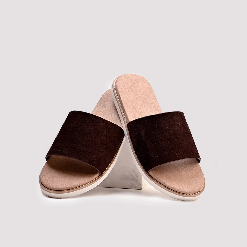 奥兰德保罗男士夏季时尚拖鞋新款男士拖鞋真皮透气简约潮流凉拖鞋