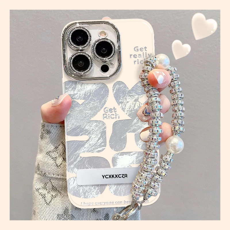 小众大字發手机壳适用于苹果16华为/oppo/vivo网红简约创意流行新