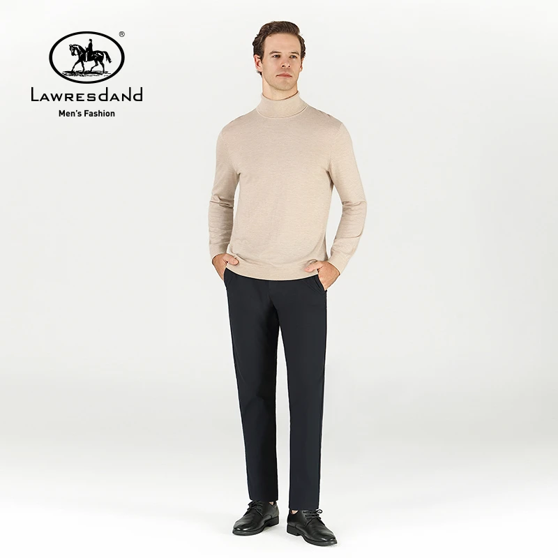 LAWRESDAND/劳伦斯丹顿男式舒适易打理针织休闲长裤 41002【C/1】