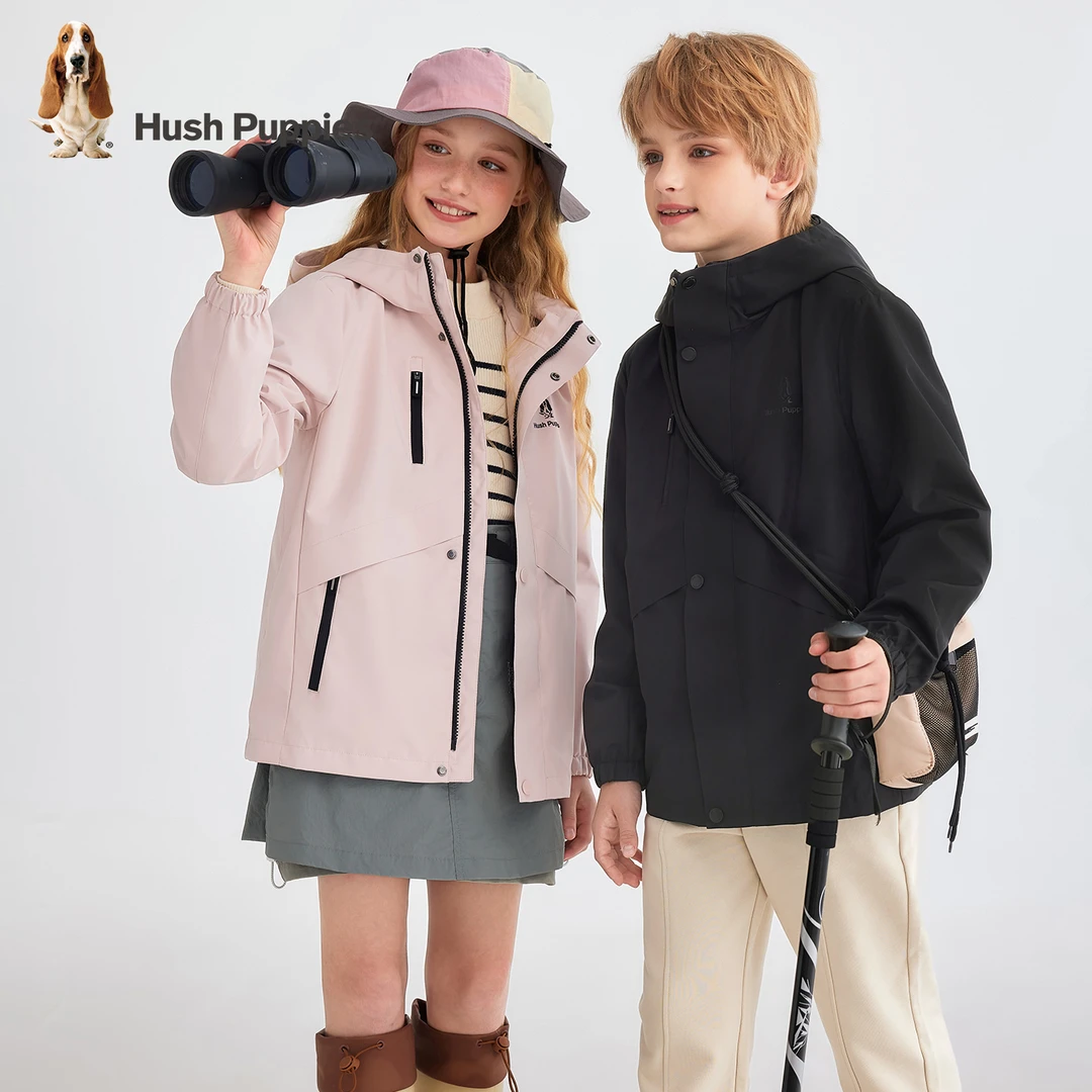 暇步士童装2025年秋季新款儿童舒适休闲薄外套