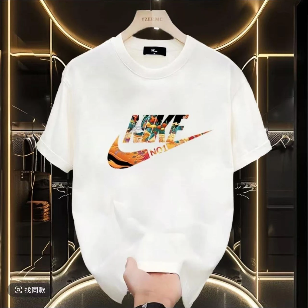 【一折粉丝福利】夏季潮牌男女同款百搭圆领T恤