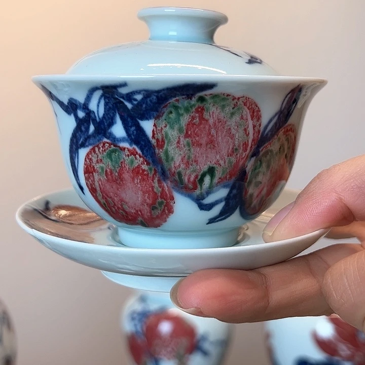 三****湖青花釉里红答谢款170c c