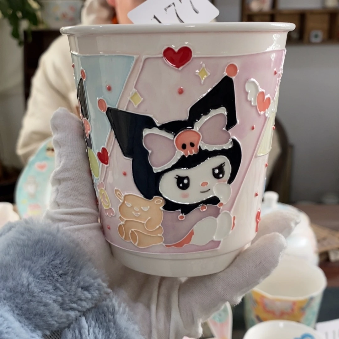 瓷片景德镇釉下彩手绘