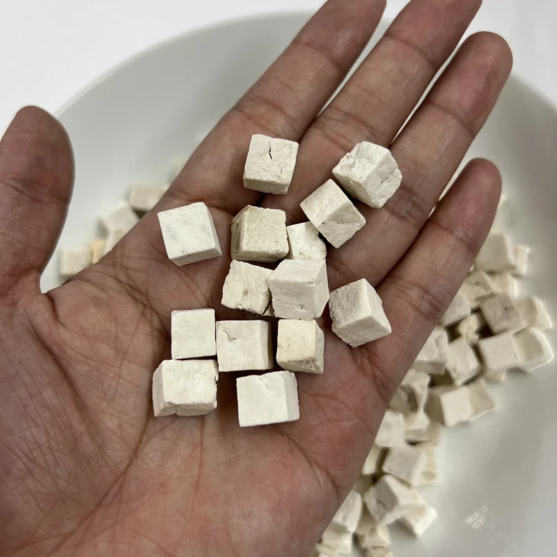 无硫熏茯苓丁生晒无熏深山茯苓干货