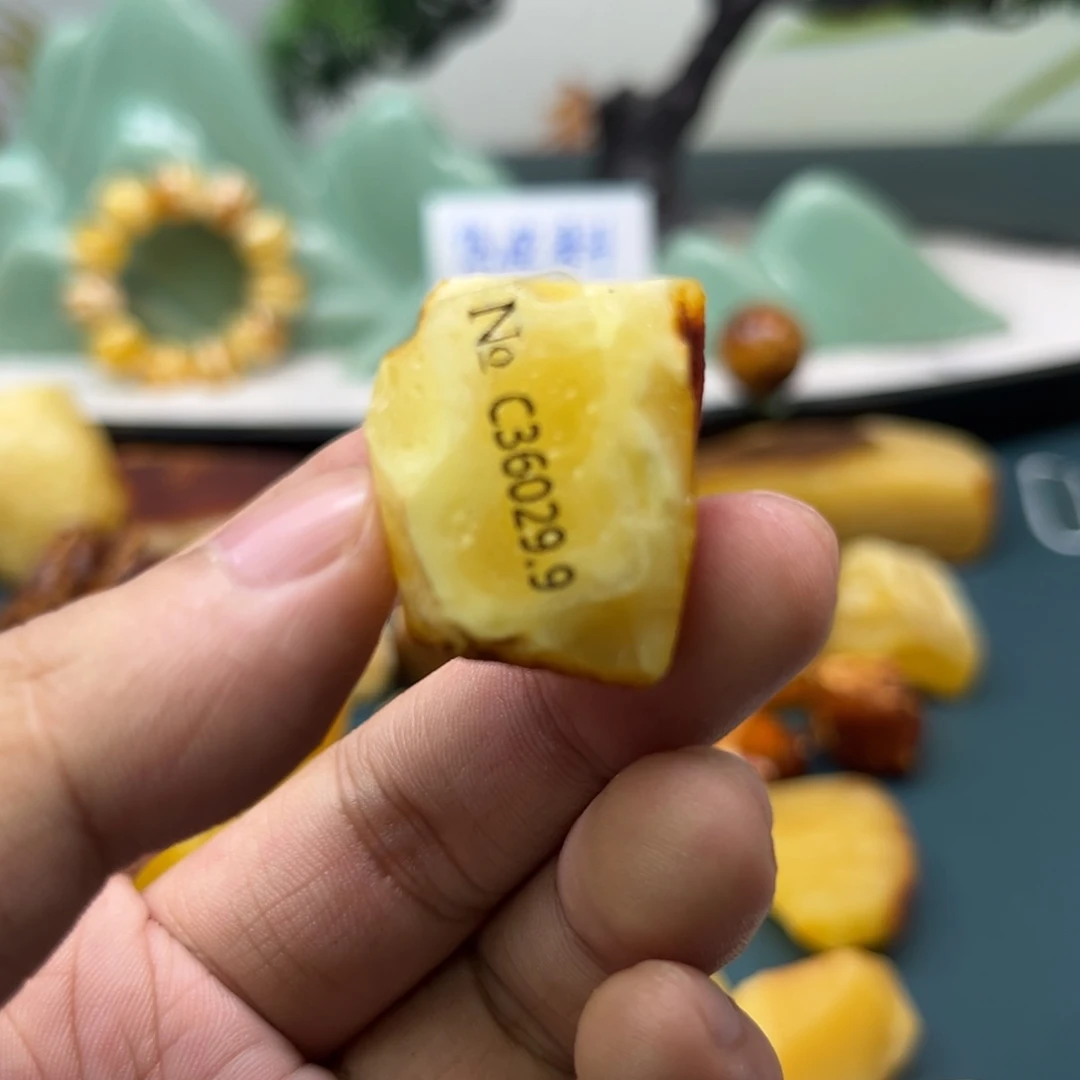 定制琥珀未镶嵌蜜蜡原石不退不换