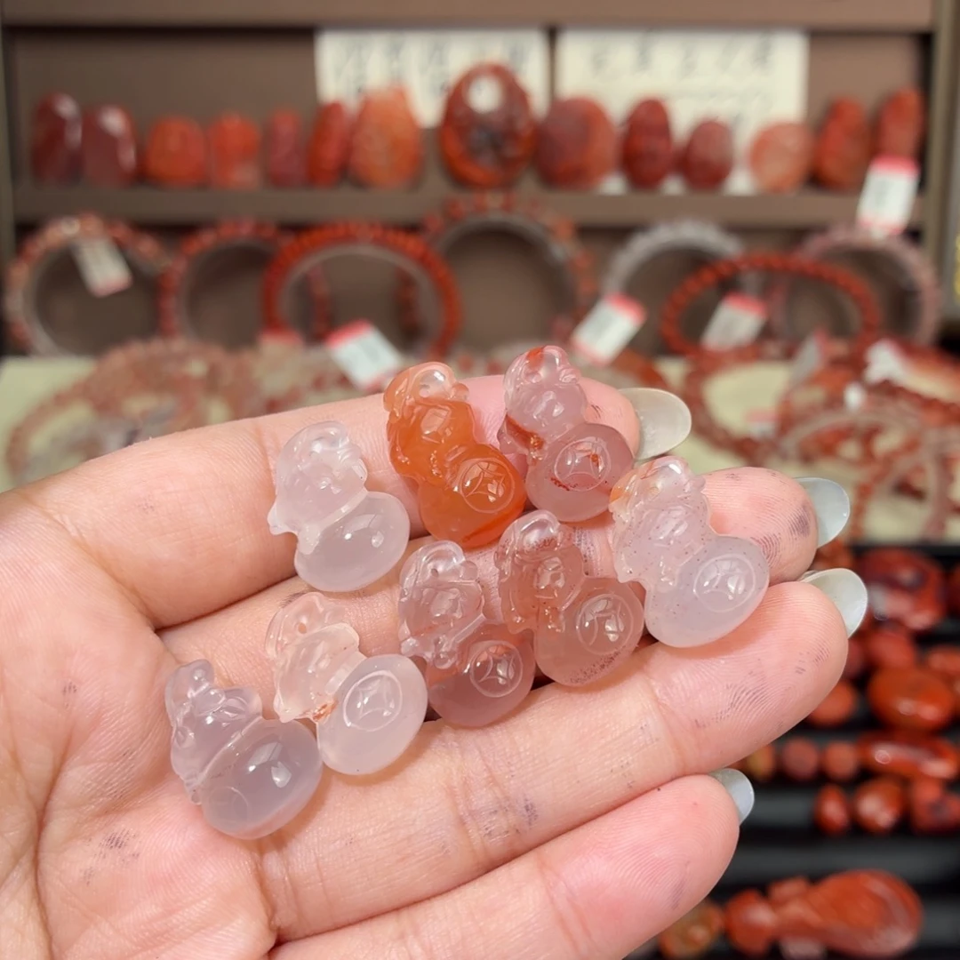 ****D南红玛瑙未镶嵌颈饰6