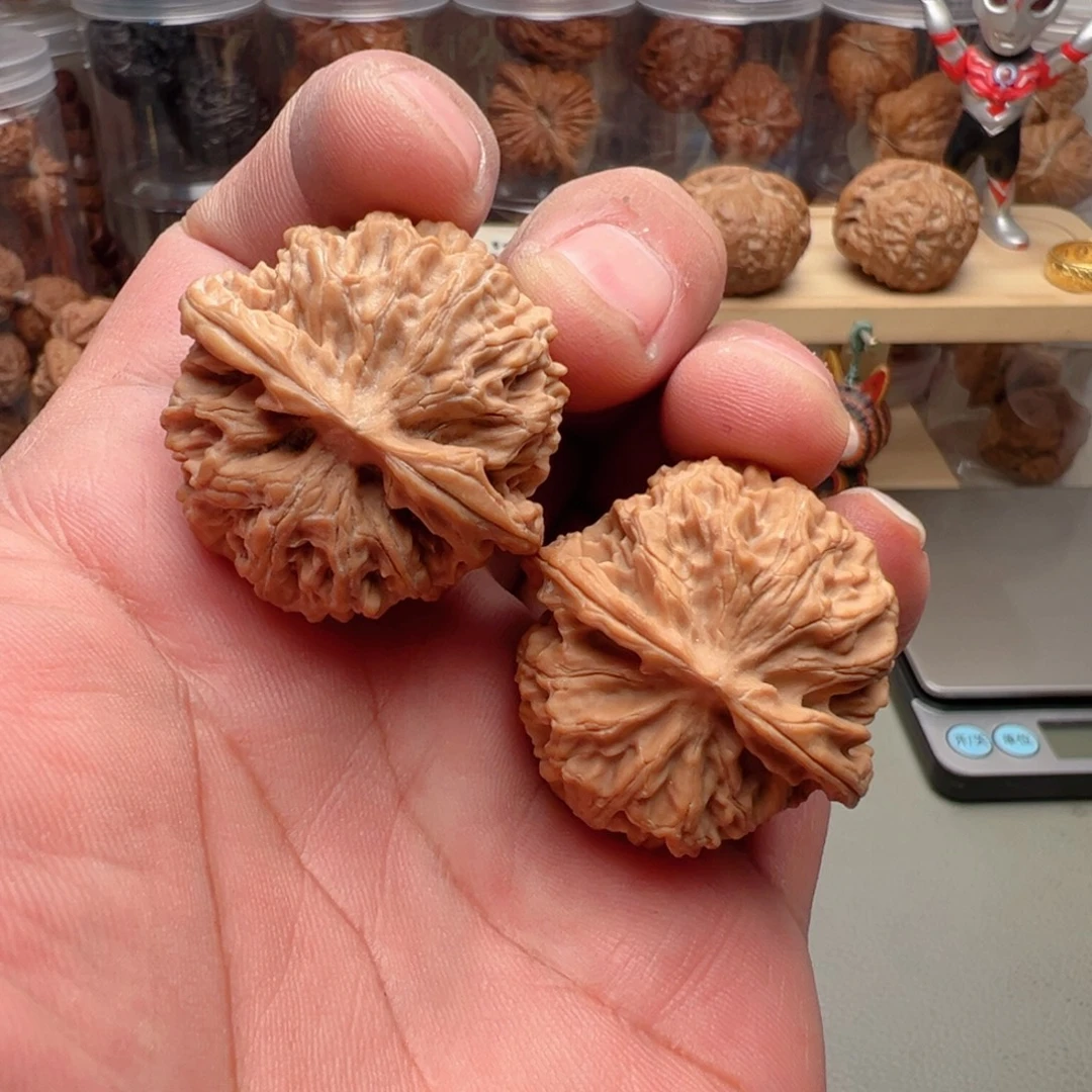 文玩核桃把件36+全品苹果园