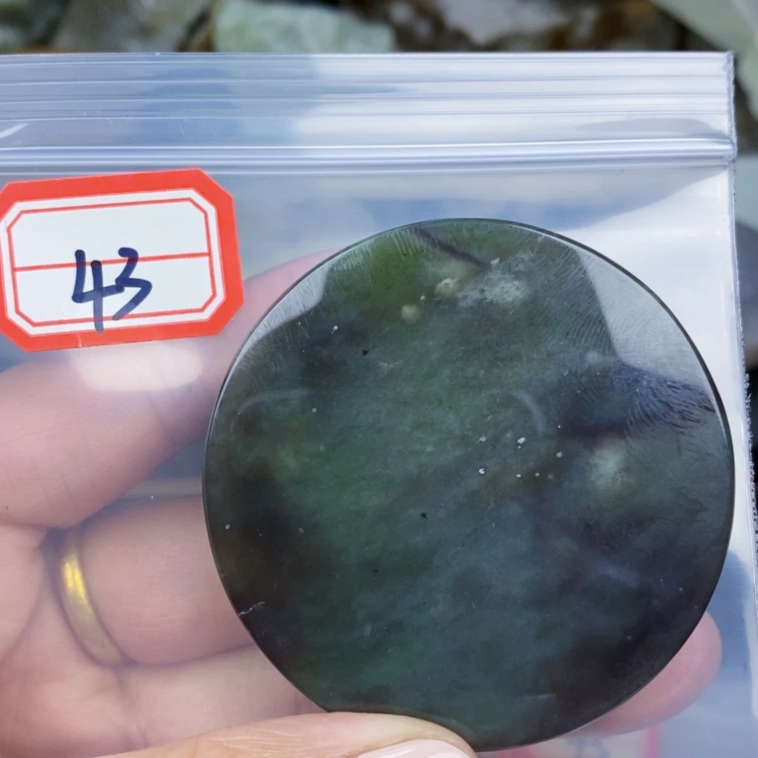 和田玉镯芯未镶嵌