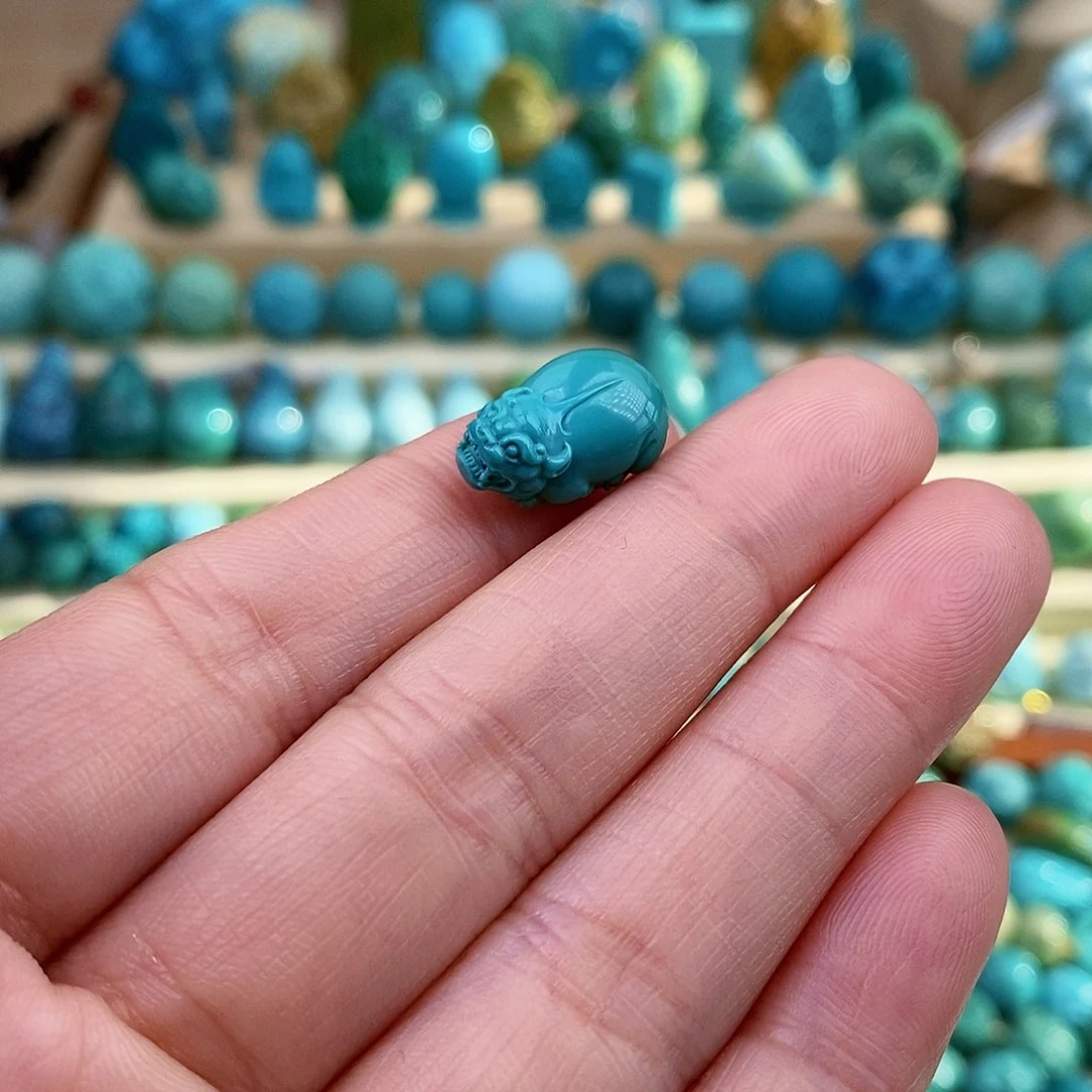 绿松石珠宝奇石未镶嵌