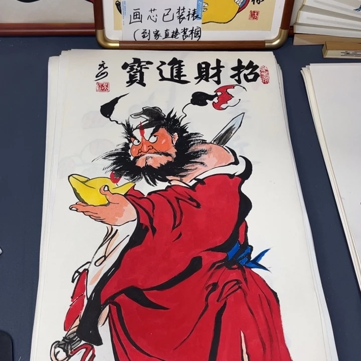 国画禅意画纯手画作品