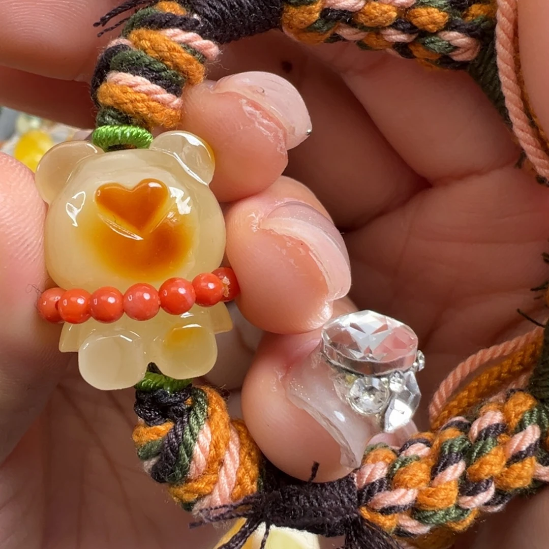 蜜蜡颈饰未镶嵌蜜蜡