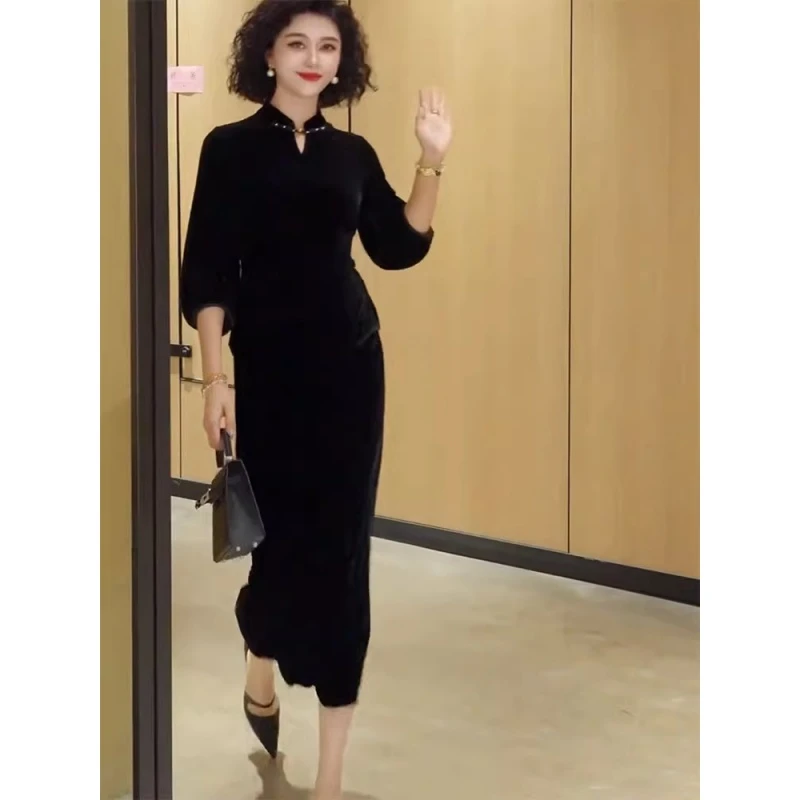 2025秋季新款今年流行新中式国风套装时尚气质独特上衣半裙两件套