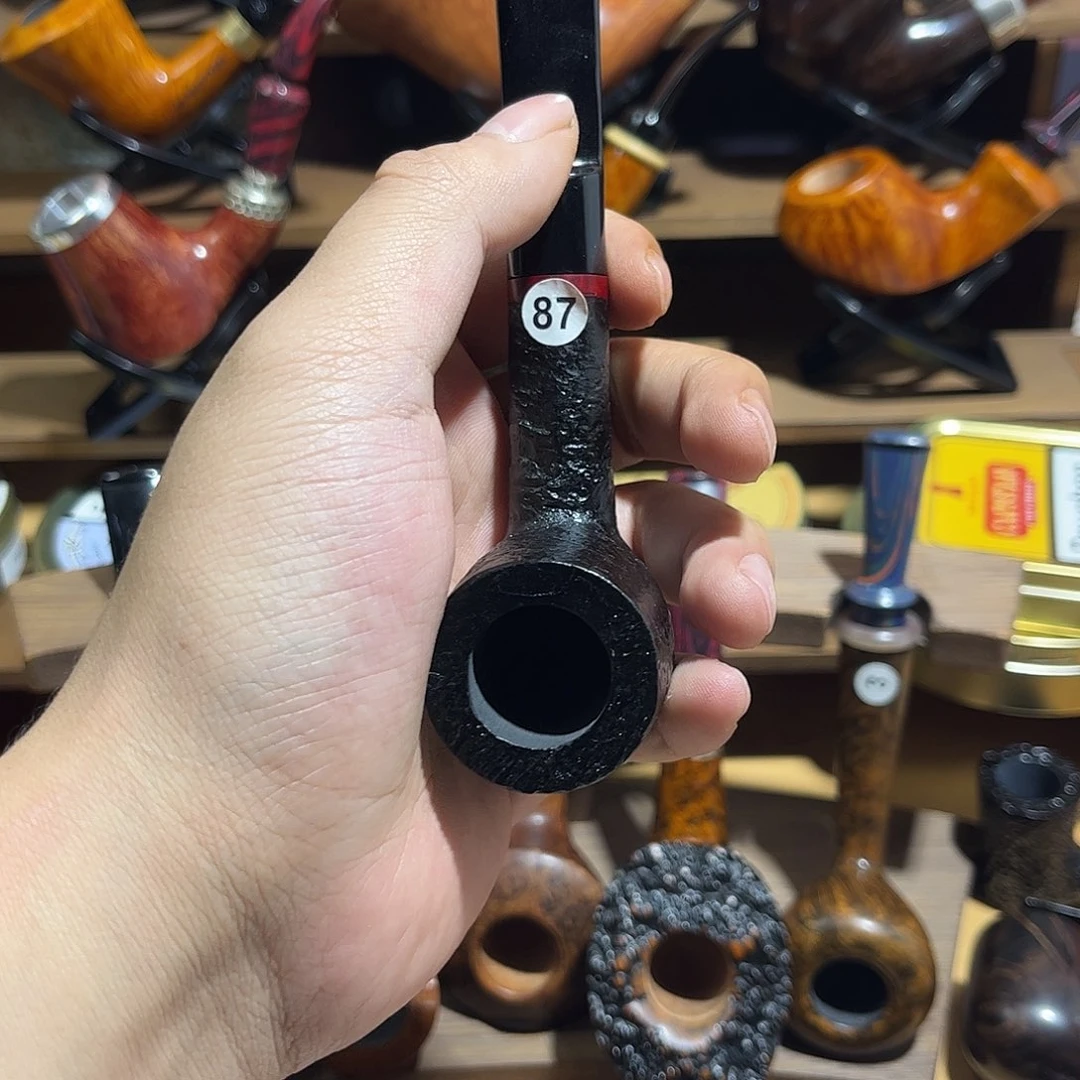 石楠木手工撞球烟斗