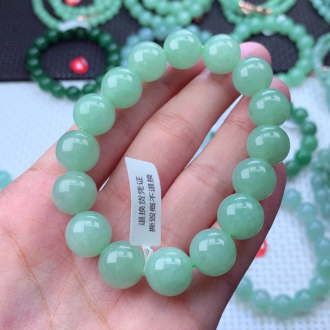 翡翠未镶嵌毛衣链卡12.6