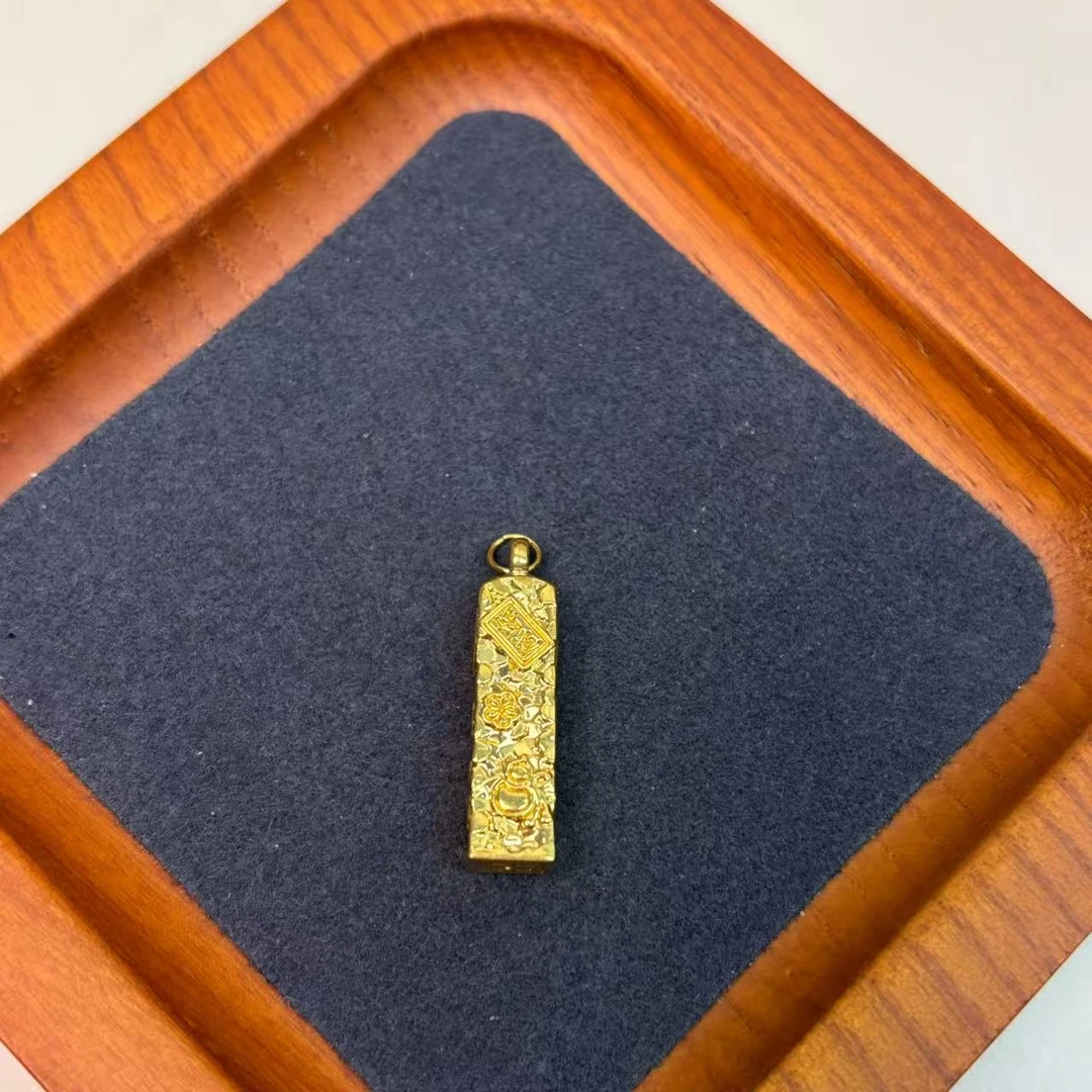 足金999四方来财配件新款WH1455