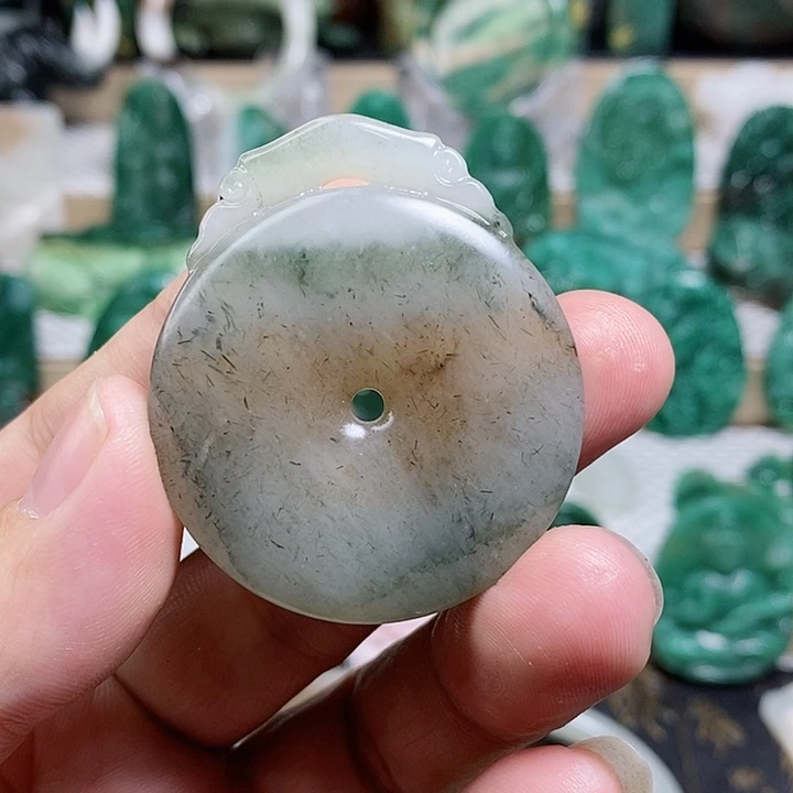 未镶嵌独山玉颈饰河**咚