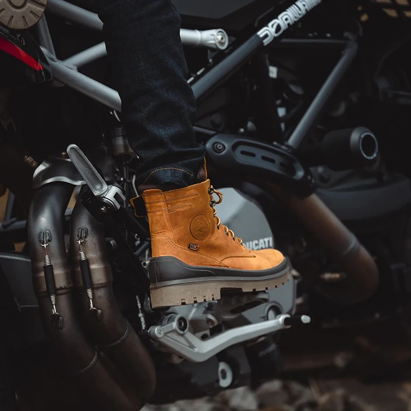 Falco骑行鞋舒适越野保护Viky机车女款四季防水防摔摩托车骑行鞋