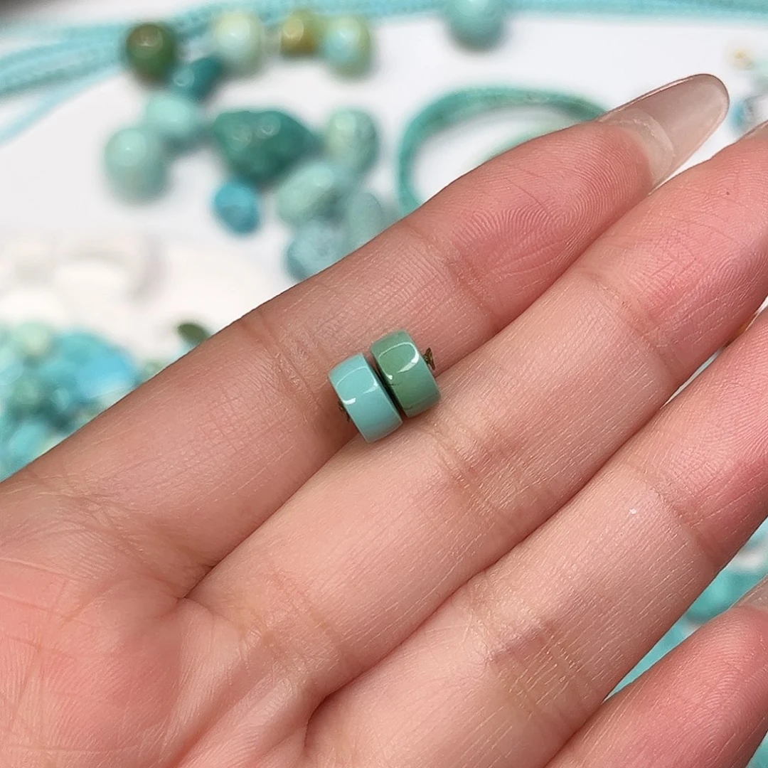 绿松石未镶嵌珠宝半成品