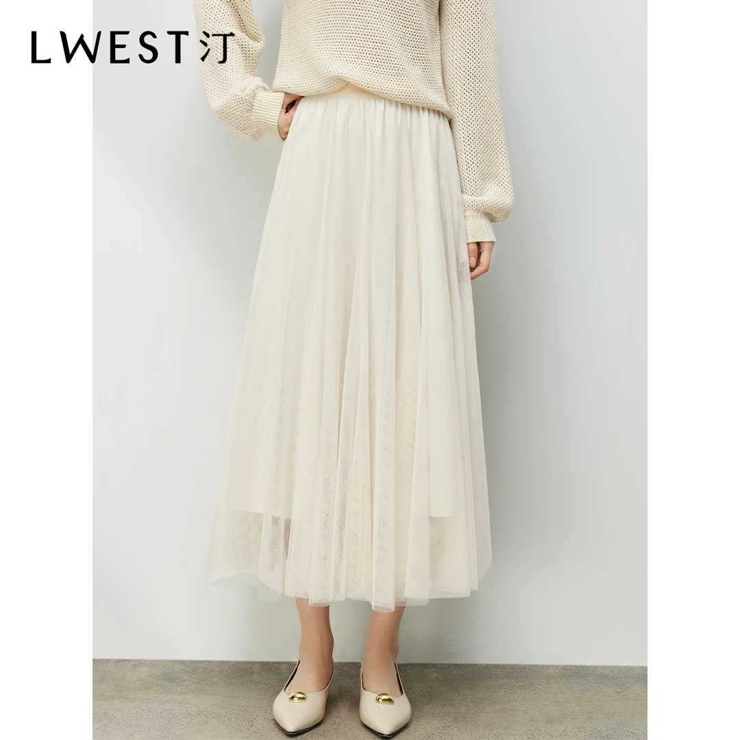 朗文斯汀2025春季新款时尚显瘦气质网纱裙DTYQ5101A07036