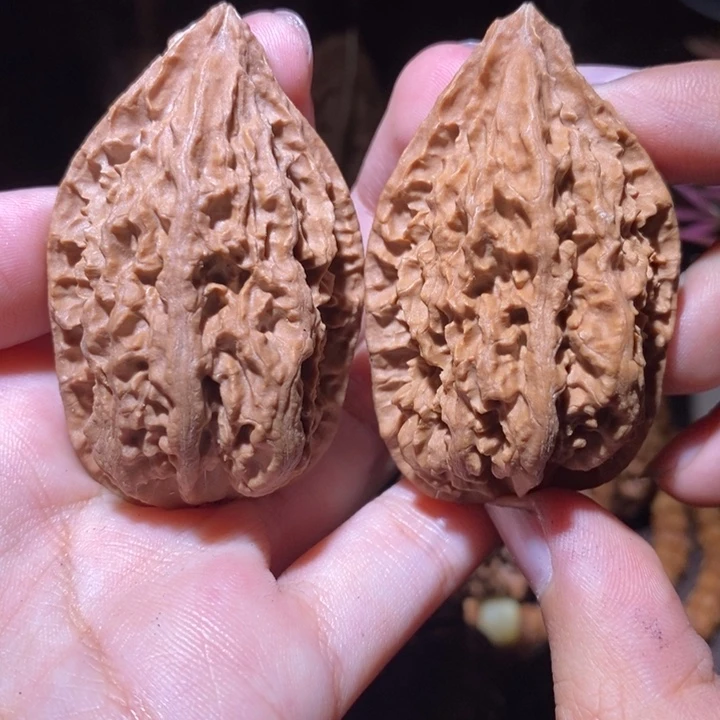 把件文玩核桃东北野生楸子小园184