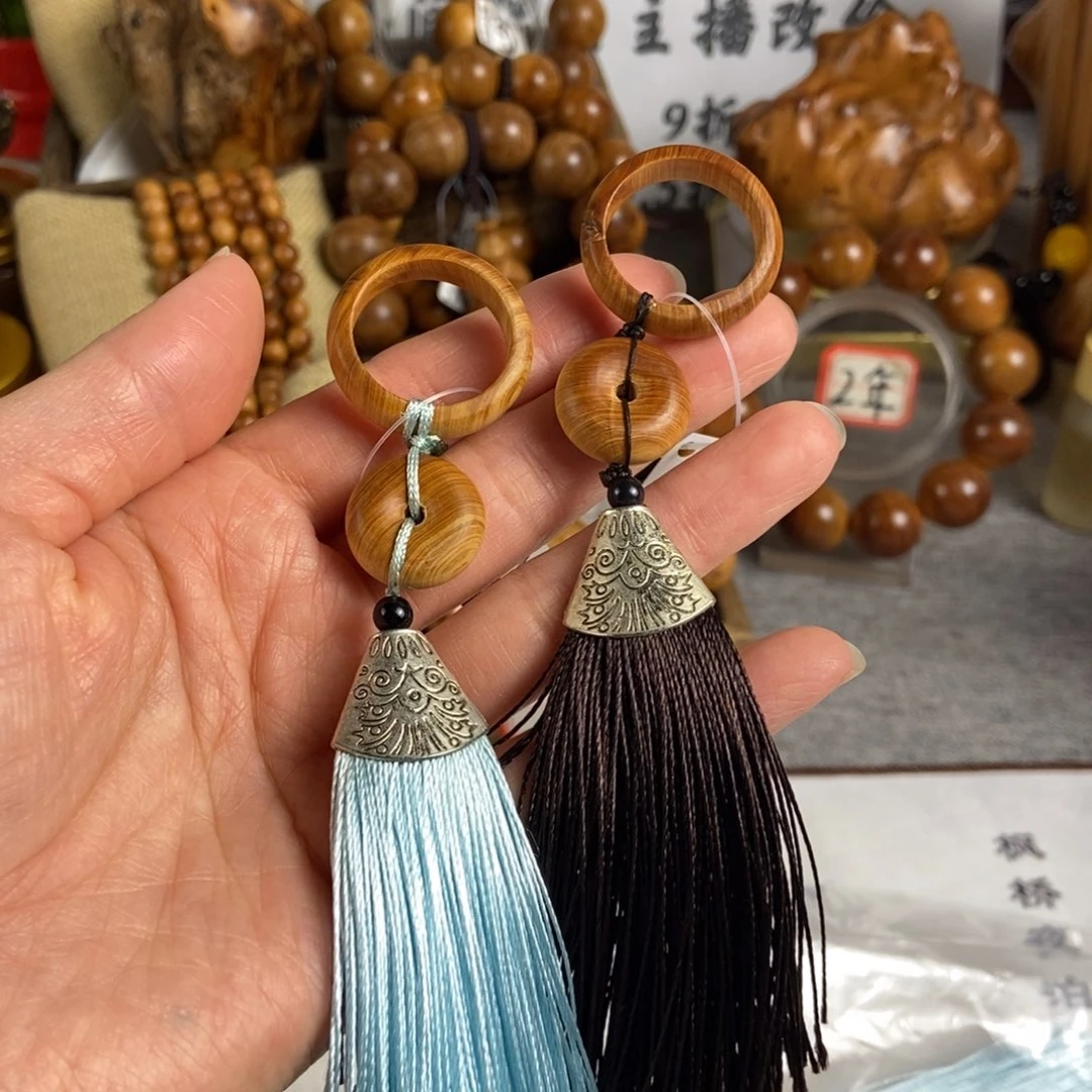 柏木（崖柏）手串/手链北太行高崖骨料流苏跑环18平安扣