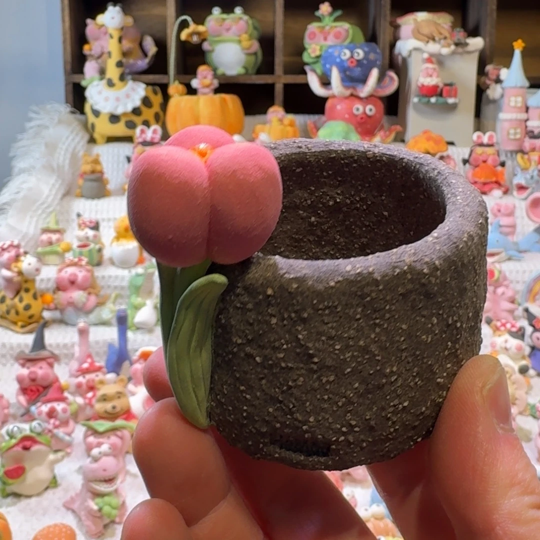 厂家直销手工花盆摆件