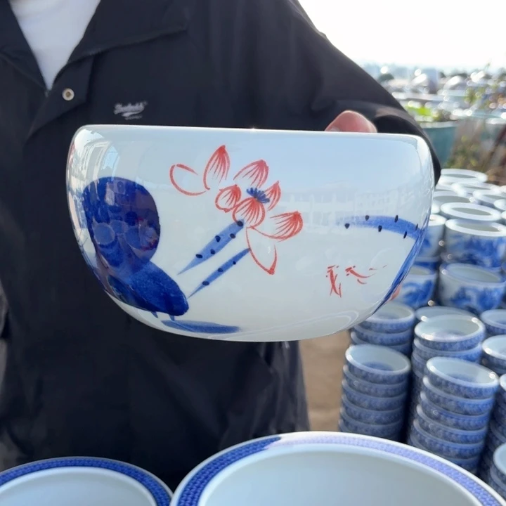 陶瓷艺术品，直径23，高13
