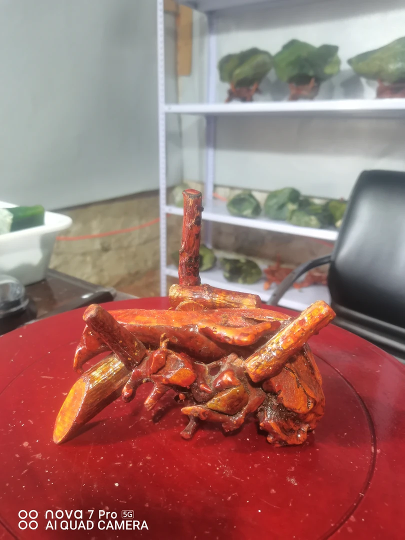 国石岫岩玉原石木座