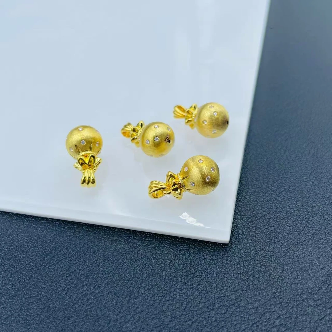 「戴琴珠宝」YZ3558-18K金钱袋子吊坠-JS(多样性发其一)