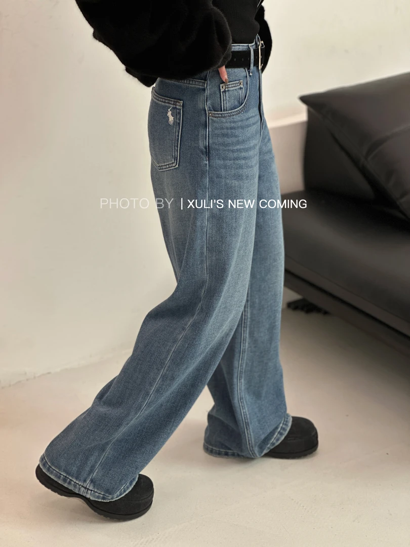 XULI'S EPOCH口袋骑士刺绣牛仔裤·QZ6127·秋冬限定