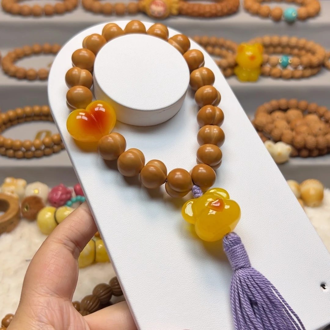 猴头核桃手串14➕屁桃