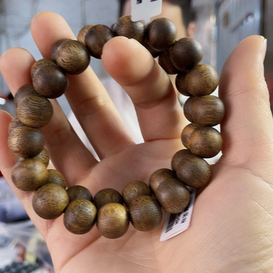 沉香手串棋楠香霸圆珠单圈1.2/10克多样性发一
