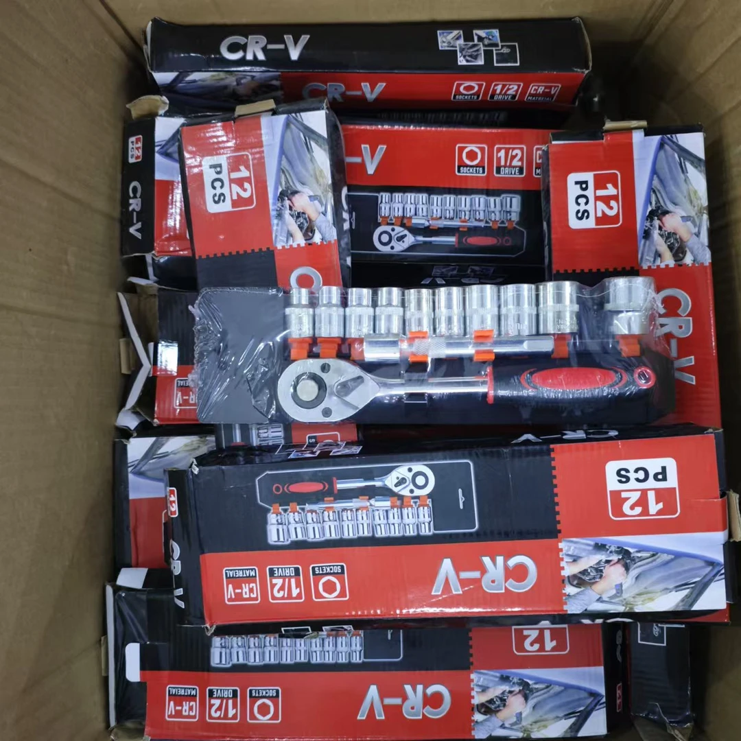 【兵哥严选】大飞12件套筒扳手套装组合工具加长杆多功能套筒汽车