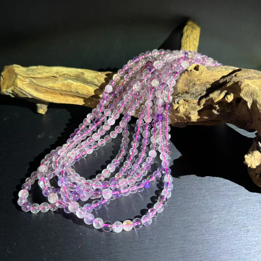 [云上水晶]  Z79  仙女超七多圈6-7mm手串 多样性发其一