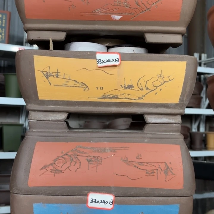 花盆紫砂100-4。