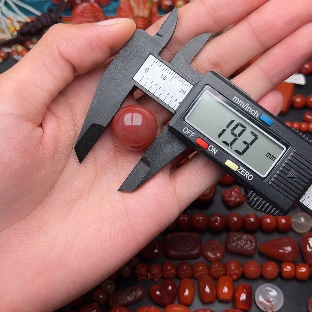 南红玛瑙未镶嵌圆珠