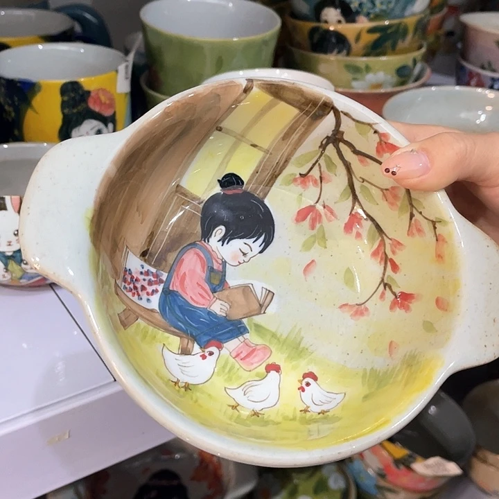 陶景德镇釉下手绘陶瓷