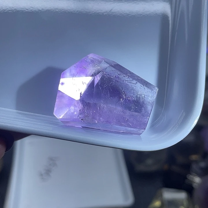 未镶嵌珠宝半成品水晶14紫水晶随行