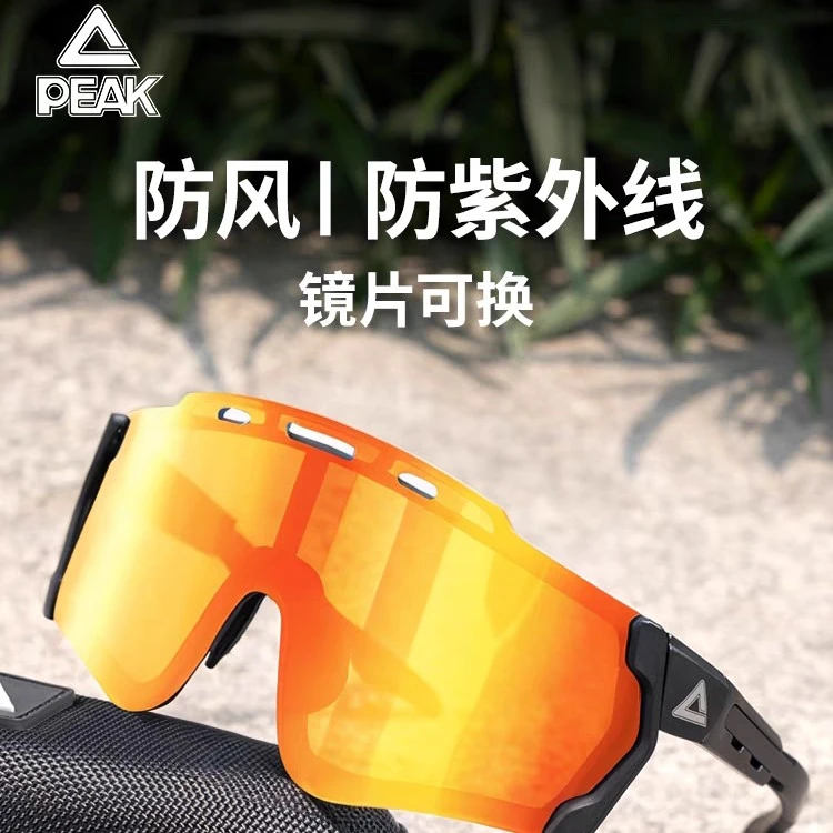 匹克磁吸骑行眼镜登山专业运动护目镜山地车公路日夜两用防风镜