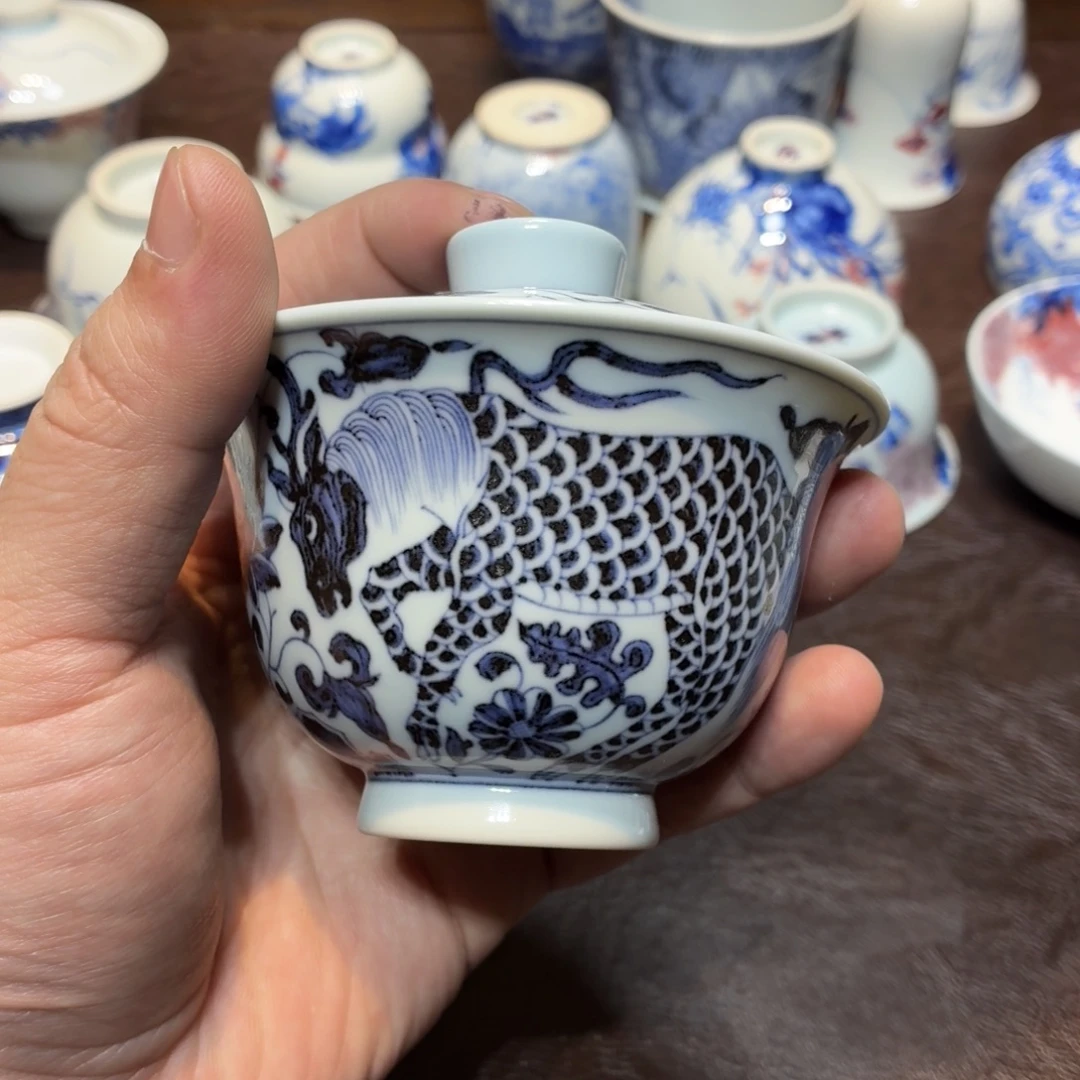 晓***念景德镇纯手工手绘陶瓷