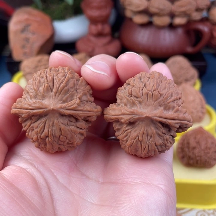 吊坠文玩核桃老款闷尖39