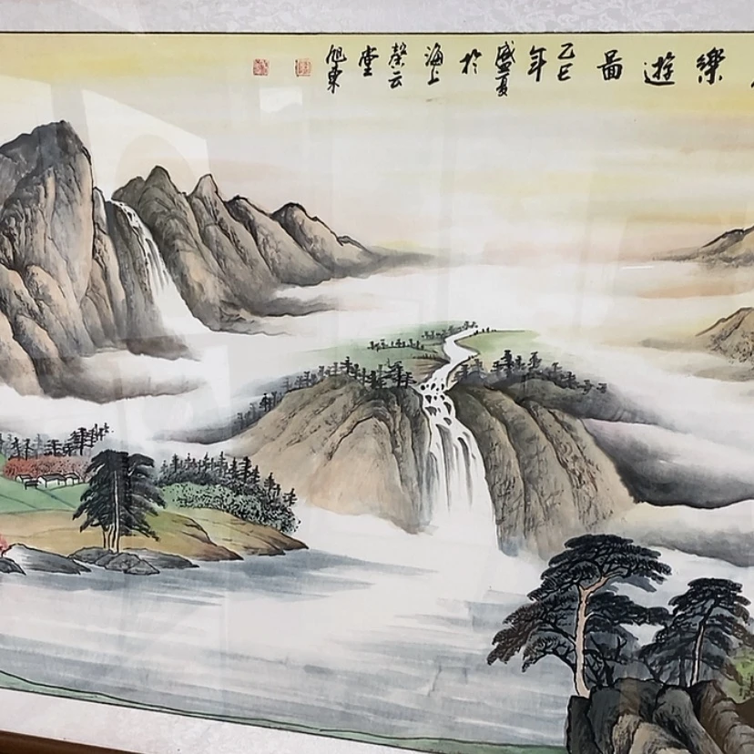 【闪购商品】国画手绘国画带框