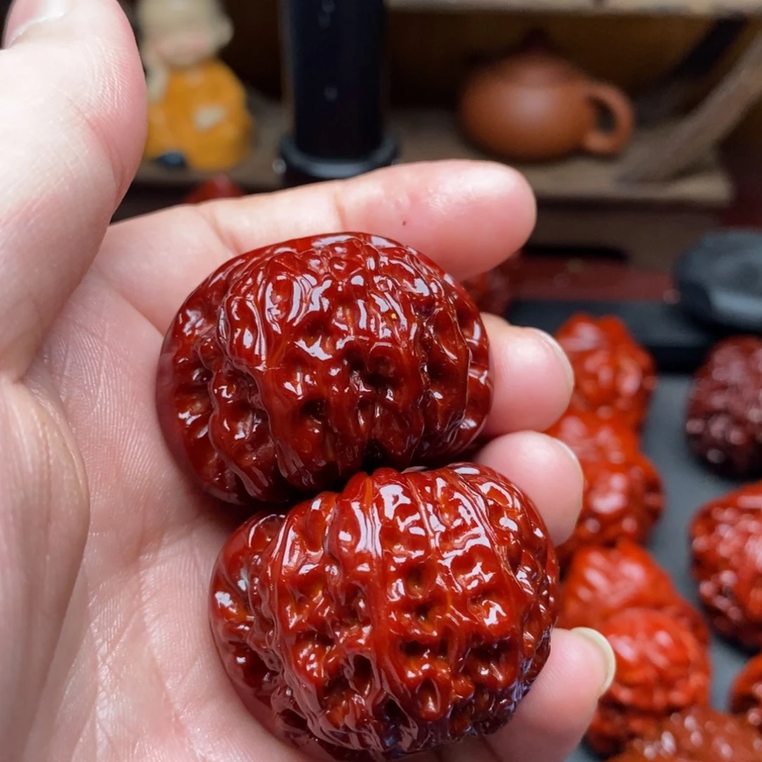 吊坠文玩核桃S*?39白狮子