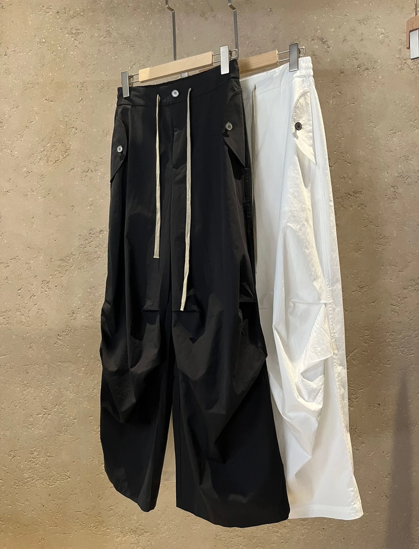 Li Wang/里望设计师款  慵懒感休闲宽松百搭直筒工装裤