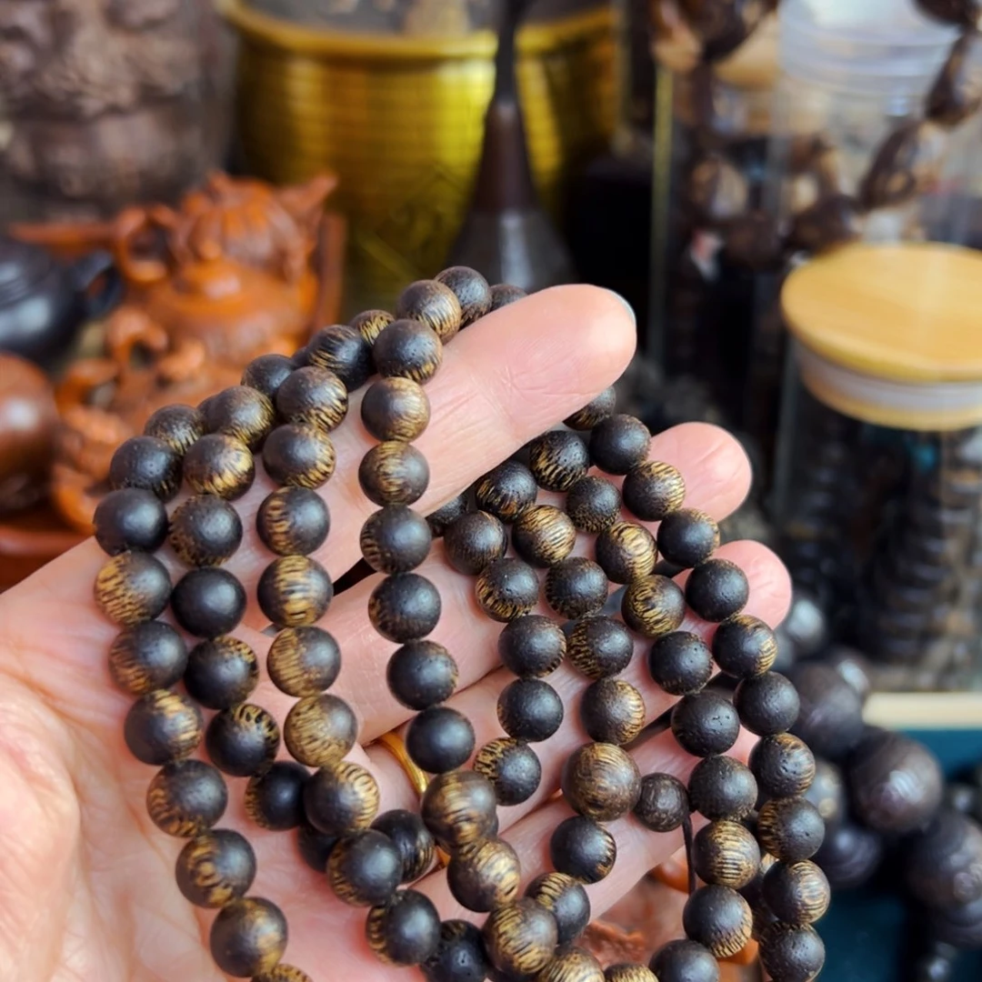 阴沉木年货节福利活动文玩手串摆件把件