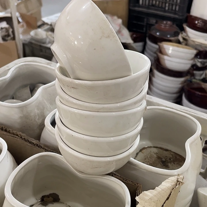 瓷片强化瓷10厘米小碗6个