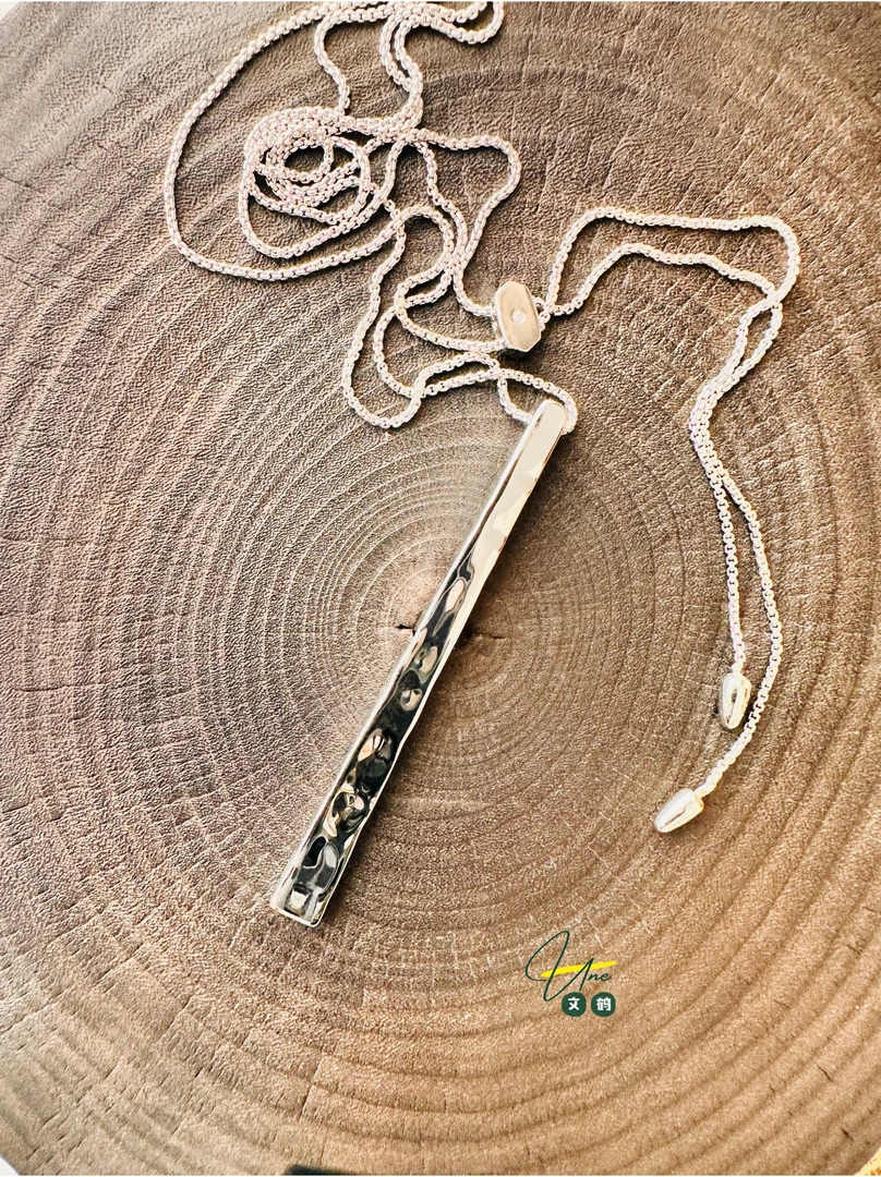 合金项链 「GOLD・光年」系列——镀金/白金不规则长柱体小众轻奢